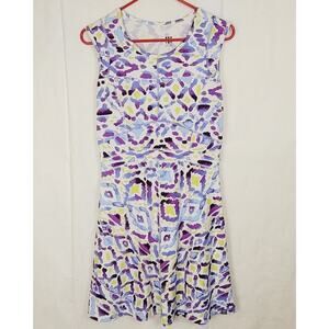 Title Nine Dream purple printed dress Size Small Active Golf Athletic Stretch